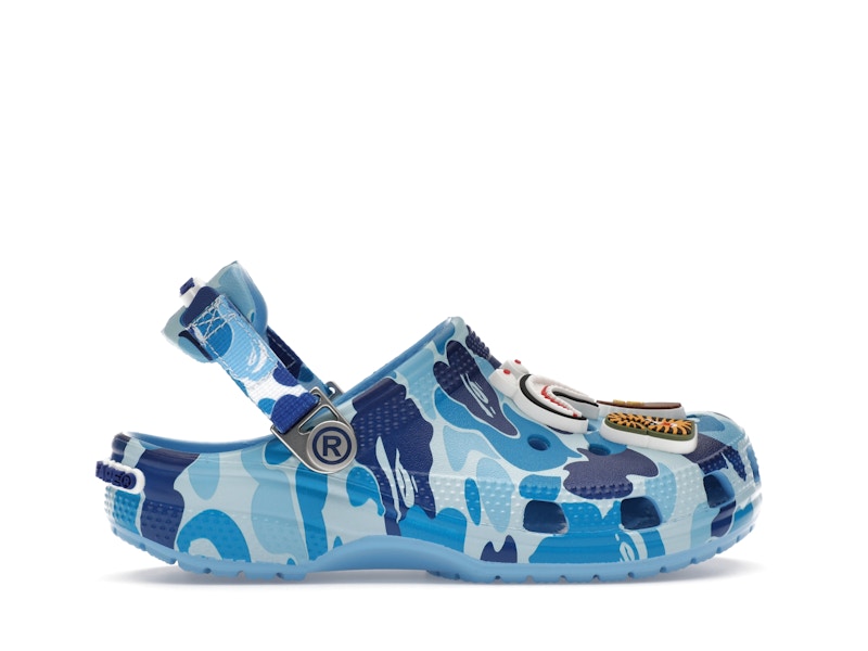 crocs classic clog a bathing ape abc camo blue kids Collection – Genuine Crocs Sandals for Sale