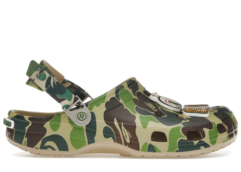 crocs classic clog a bathing ape abc camo green Collection – Genuine Crocs Sandals for Sale