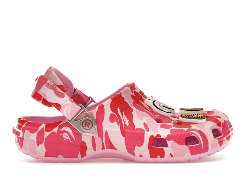 crocs classic clog a bathing ape abc camo pink kids Collection – Genuine Crocs Sandals for Sale
