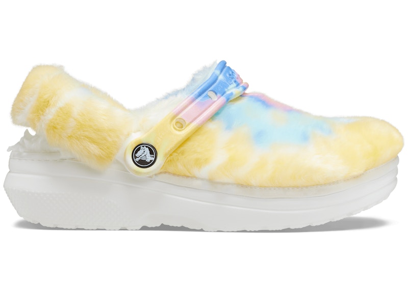 crocs classic clog fur sure yellow tie dye Collection – Genuine Crocs Sandals for Sale