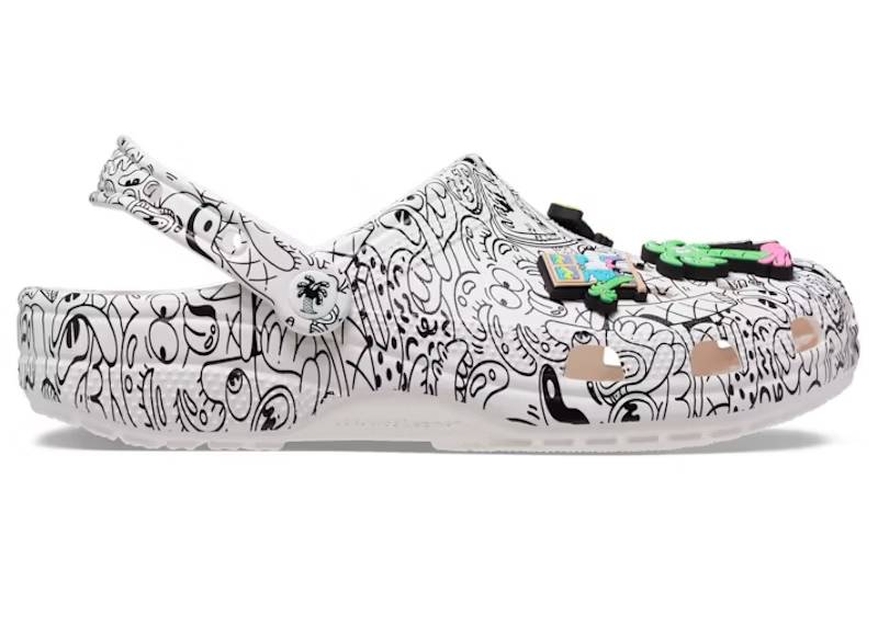 crocs classic clog steven harrington quickstrike white black Collection – Genuine Crocs Sandals for Sale