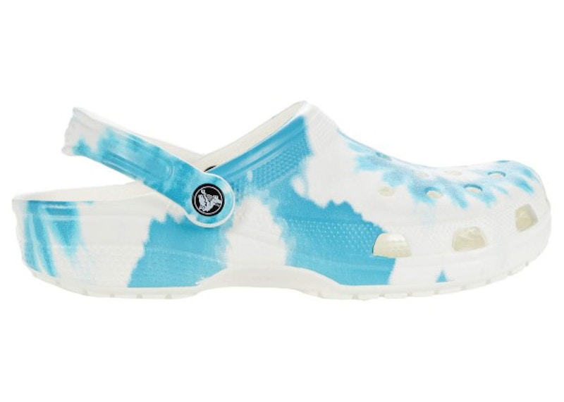 crocs classic clog tie dye digital aqua Collection – Genuine Crocs Sandals for Sale