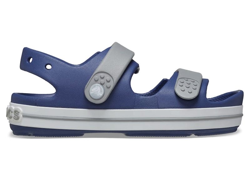 crocs crocband cruiser sandal bijou blue light grey kids Collection – Genuine Crocs Sandals for Sale